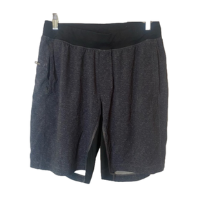 Mens black Lululemon athletic shorts